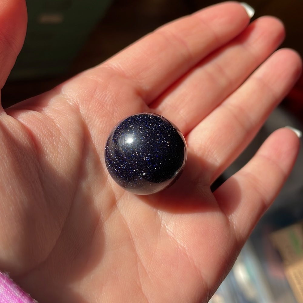 Navy Sandstone | Mini Sphere